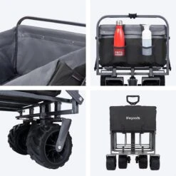 LifeGoods Bolderkar - Opvouwbaar - Tot 80KG - 94L - Wasbaar Polyester - 98x45cm - Zwart/Grijs 23 LifeGoods Bolderkar - Opvouwbaar - Tot 80KG - 94L - Wasbaar Polyester - 98x45cm - Zwart/Grijs -Winkel Voor Kampeerartikelen 1200x1200 1880