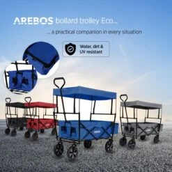 AREBOS Handwagen Vouwbare Dak Handwagen Vouwbare Trolley Uitrustingswagen Blauw 17 AREBOS Handwagen Vouwbare Dak Handwagen Vouwbare Trolley Uitrustingswagen Blauw -Winkel Voor Kampeerartikelen 1200x1200 1966