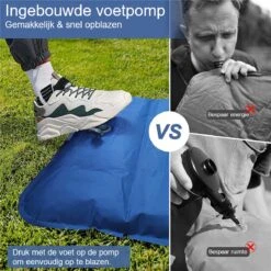 Hikr® Slaapmat 10cm+ Dikte - Comfortabel Luchtmatras - Zelfopblazend Met De Voet - TPU+40D Nylon - Slaapmatje Eenpersoons En Uit Te Breiden Tot Tweepersoons - Slaapmat Met Ingebouwde Pomp 12 Hikr® Slaapmat 10cm+ Dikte - Comfortabel Luchtmatras - Zelfopblazend Met De Voet - TPU+40D Nylon - Slaapmatje Eenpersoons En Uit Te Breiden Tot Tweepersoons - Slaapmat Met Ingebouwde Pomp -Winkel Voor Kampeerartikelen 1200x1200 1988
