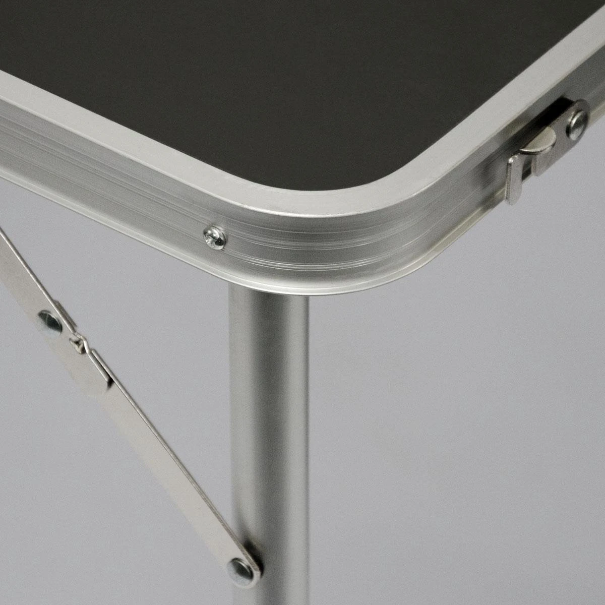 Aluminium Kampeertafel 120x60cm - Campingtafel Inklapbaar - 3-voudig Verstelbare Vouwtafel Antraciet 13 Aluminium Kampeertafel 120x60cm - Campingtafel Inklapbaar - 3-voudig Verstelbare Vouwtafel Antraciet - Afbeelding 11