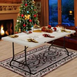 Casaria Tuintafel Opvouwbaar – Met Draaggreep 220x70 Cm – Wit -Winkel Voor Kampeerartikelen 1200x1200 263