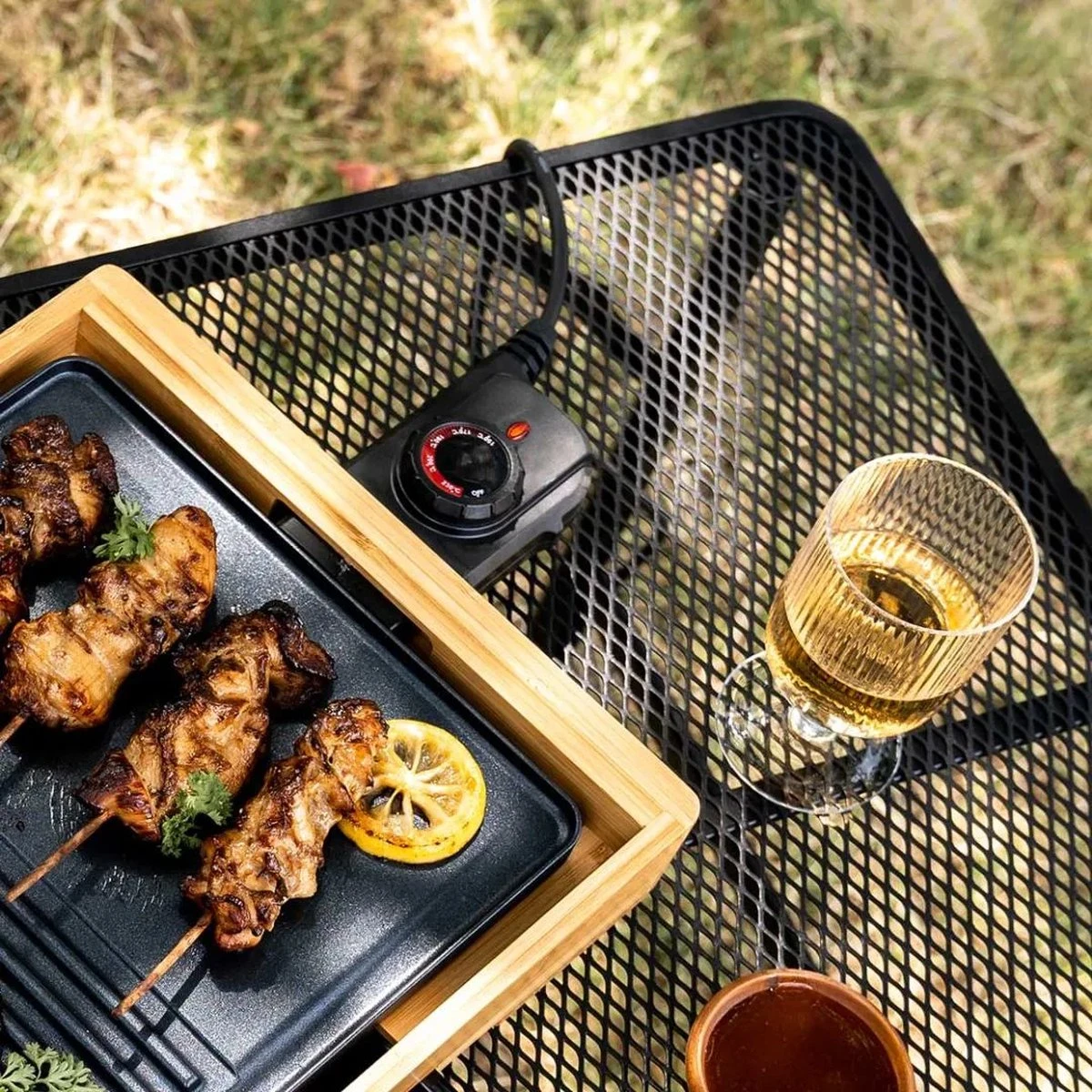 Travellife Greccio Outdoor Tafel Mesh Black 90 X 60 5 Travellife Greccio Outdoor Tafel Mesh Black 90 X 60 - Afbeelding 3