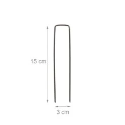 Relaxdays 200x Gronddoekpen - Grondanker - Haring - Gronddoekhaak - Grondhaken - 2mm -Winkel Voor Kampeerartikelen 1200x1200 42