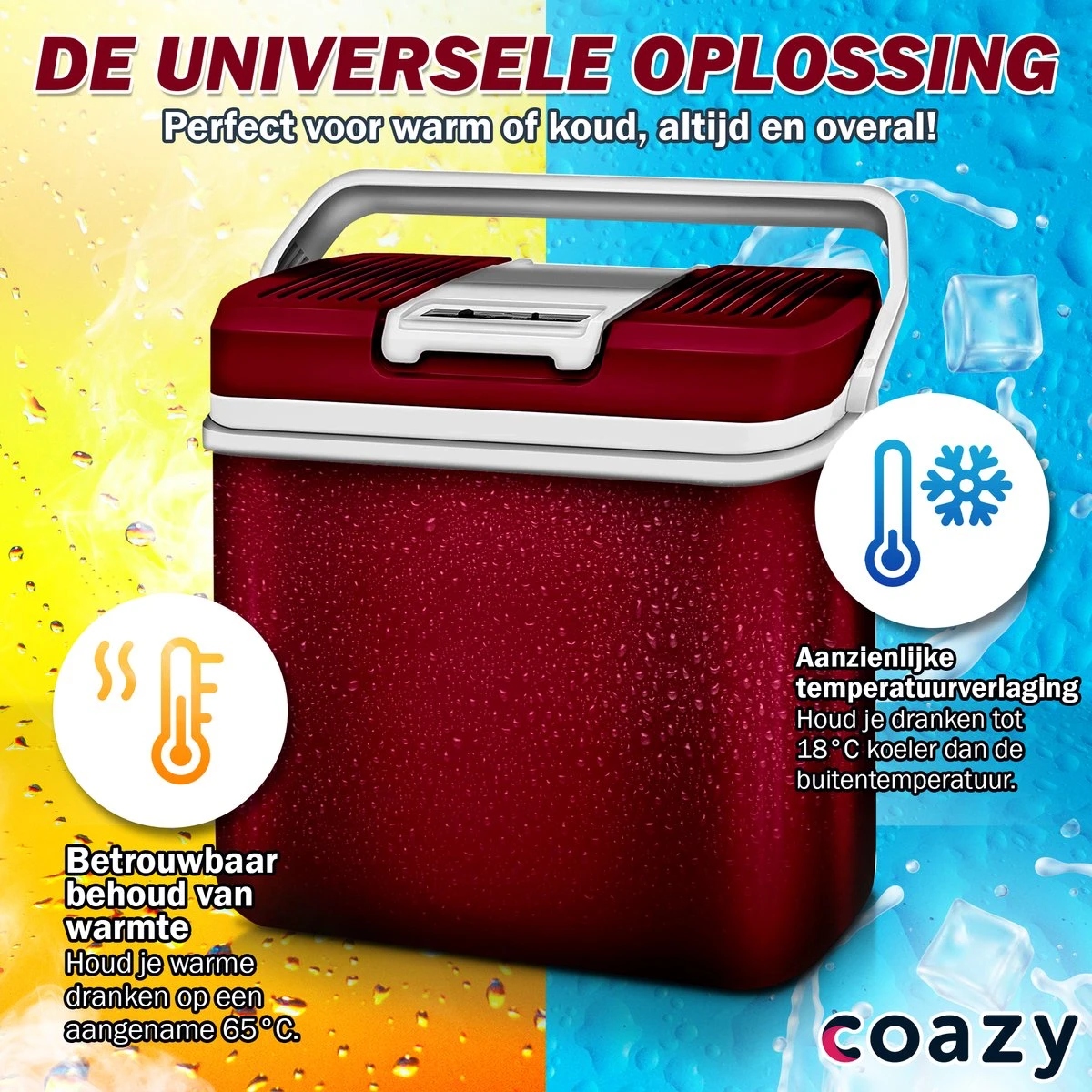 Koelbox 24L Met ECO Modus Voor Auto & Camping - Frigobox Elektrisch 24 Liter Met 12v 230 Volt - Verkoelt En Verwamt - MiniBar - Mini Koelkast 4 Koelbox 24L Met ECO Modus Voor Auto & Camping - Frigobox Elektrisch 24 Liter Met 12v 230 Volt - Verkoelt En Verwamt - MiniBar - Mini Koelkast - Afbeelding 2