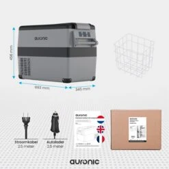 Auronic Elektrische Koelbox - 40.5L - Compressor - 12V En 240V - Grijs 14 Auronic Elektrische Koelbox - 40.5L - Compressor - 12V En 240V - Grijs -Winkel Voor Kampeerartikelen 1200x1200 603