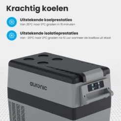 Auronic Elektrische Koelbox - 40.5L - Compressor - 12V En 240V - Grijs 20 Auronic Elektrische Koelbox - 40.5L - Compressor - 12V En 240V - Grijs -Winkel Voor Kampeerartikelen 1200x1200 609