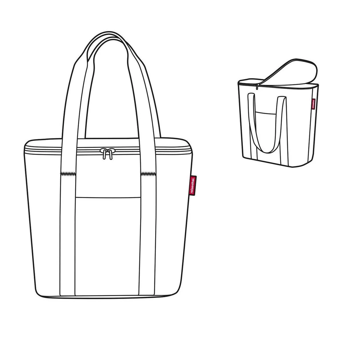 Reisenthel Thermoshopper Koeltas - 15L - Zwart 4 Reisenthel Thermoshopper Koeltas - 15L - Zwart - Afbeelding 2