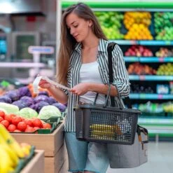 Brisby 4 Laags Geïsoleerde Koeltas - Boodschappentas 21 Liter - Grijs -Winkel Voor Kampeerartikelen 1200x1200 619