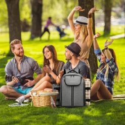 Kono Koeltas - Koelrugzak - Picknick - Picknicktas Met Flessenhouder - Koelrugtas Met Picknickkleed - Grijs (E6915 GY) 16 Kono Koeltas - Koelrugzak - Picknick - Picknicktas Met Flessenhouder - Koelrugtas Met Picknickkleed - Grijs (E6915 GY) -Winkel Voor Kampeerartikelen 1200x1200 634