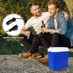 Niceey Thermo Elektrische Koelbox - 24 Liter - Koelbox Elektrisch 12v 230 Volt - Coolbox - Koelt & Verwarmt - Blauw -Winkel Voor Kampeerartikelen 1200x1200 723