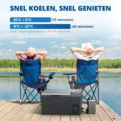 Elektrische Koelbox 12v 230 Volt - Coolbox 45 DB - Hybride Koelbox Voor Auto En Stopcontact -22 Tot +25 Graden - 22 Liter -Winkel Voor Kampeerartikelen 1200x1200 770