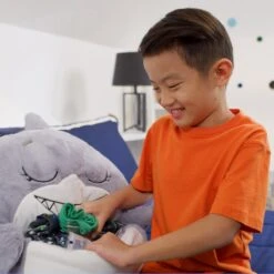 Mediashop Happy Nappers Kinderslaapzak - 2-in-1 Zachte Knuffel En Zomerslaapzak - Roze Eenhoorn Motief Voor Kinderen Van 3 Tot 6 Jaar -Winkel Voor Kampeerartikelen 1200x1200 882