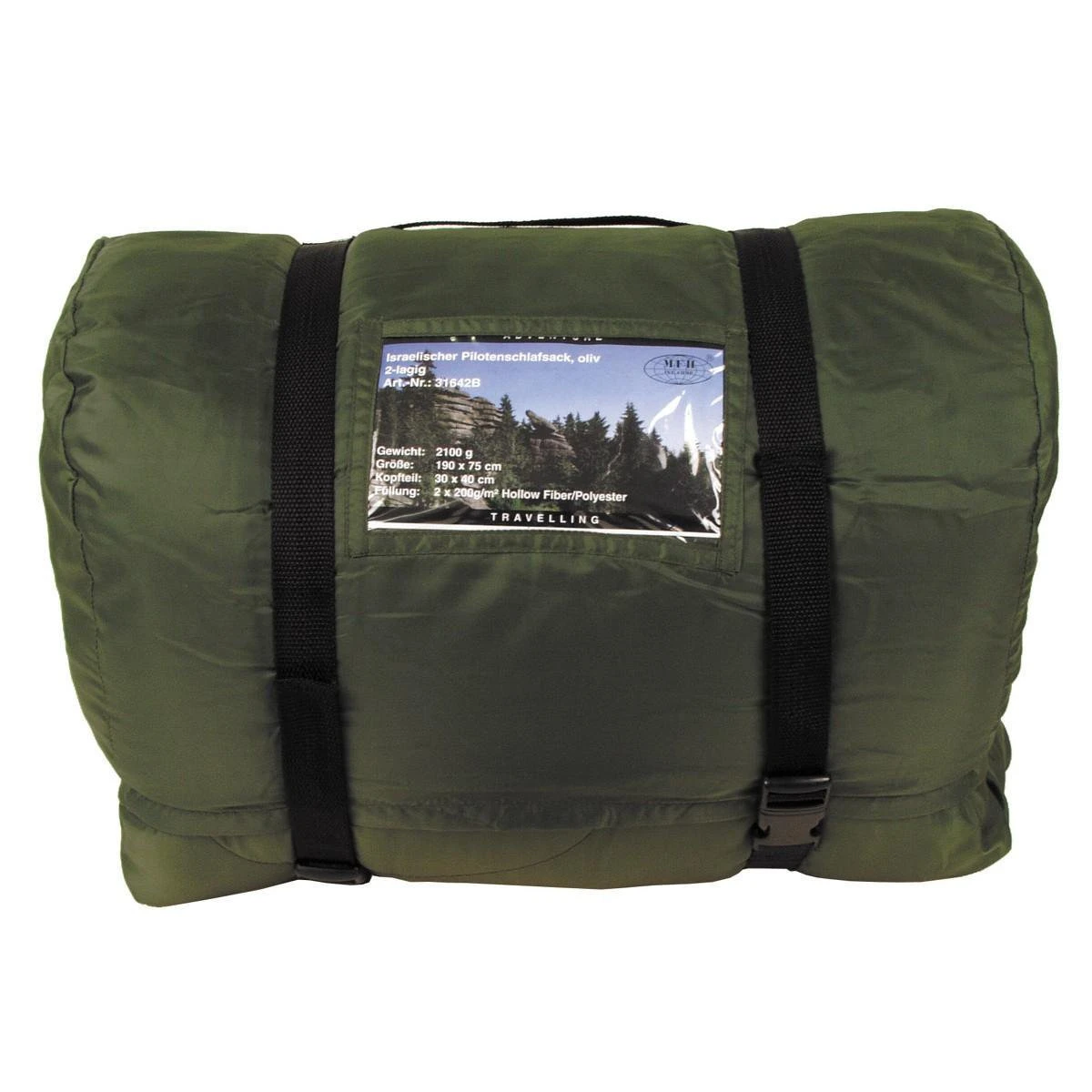 MFH - Pilotenslaapzak Olijf/legergroen 2-laags 4 MFH - Pilotenslaapzak Olijf/legergroen 2-laags - Afbeelding 2