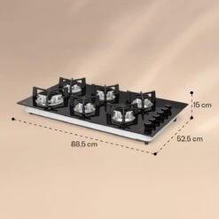 Trifecta 6 Gaskookplaat 6-pits Grote, Normale En Extra Glaskeramische Branders -Winkel Voor Kampeerartikelen 1200x1200 947