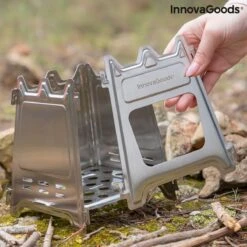 Innovagoods INKLAPBARE STALEN CAMPINGOVEN FLAMET - Camping Oven - Mini Oven - Camping Oventje - Oventje Camping - Mini Oven Vrijstaand - Mini Oventje -Winkel Voor Kampeerartikelen 1200x1200 964