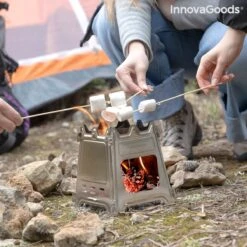 Innovagoods INKLAPBARE STALEN CAMPINGOVEN FLAMET - Camping Oven - Mini Oven - Camping Oventje - Oventje Camping - Mini Oven Vrijstaand - Mini Oventje -Winkel Voor Kampeerartikelen 1200x1200 966