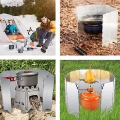 IBright Kookwindscherm - 12 Delig - 24cm Hoog - Kamperen -Opvouwbaar - Universeel 10 IBright Kookwindscherm - 12 Delig - 24cm Hoog - Kamperen -Opvouwbaar - Universeel -Winkel Voor Kampeerartikelen 1200x1200 969