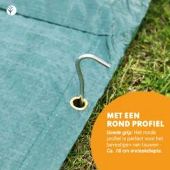 Stalen Haringen Set Van 50st. - Premium Staal - Grondanker - Tent Haring - Grondhaken - Tent Spijker - 20cm Lang - 3cm Haak - 3,5mm Premium Dikte Tentharing - Groots® -Winkel Voor Kampeerartikelen 1200x1200 98