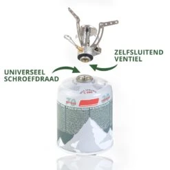 MacGyver Gasbrander Mini RVS - Camping Kookstel - Kookbrander - 10 Cm - Elektronische Ontsteking -Winkel Voor Kampeerartikelen 1200x1200 994