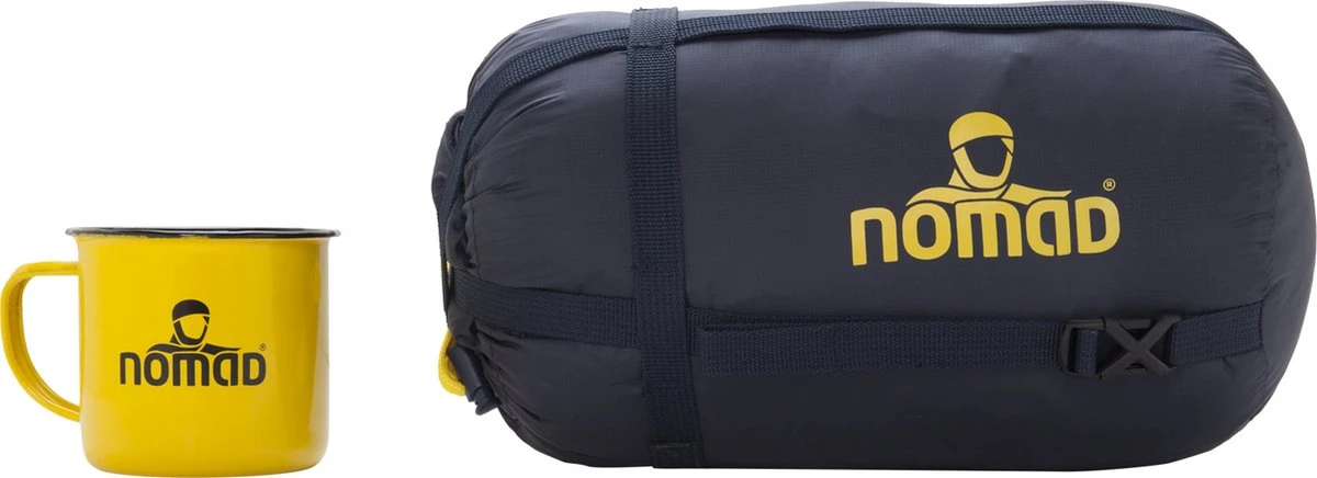 NOMAD® Taurus 250 Slaapzak | 210x80cm Grijs | Lichtgewicht & Kwalitatief | Slaapzak | Incl Hoes 5 NOMAD® Taurus 250 Slaapzak | 210x80cm Grijs | Lichtgewicht & Kwalitatief | Slaapzak | Incl Hoes - Afbeelding 3