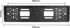 Achteruitrij Camera Met Kentekenplaathouder | Nachtzicht | LED | Waterdicht | Universeel | 6M Verlengkabel -Winkel Voor Kampeerartikelen 1200x485 4