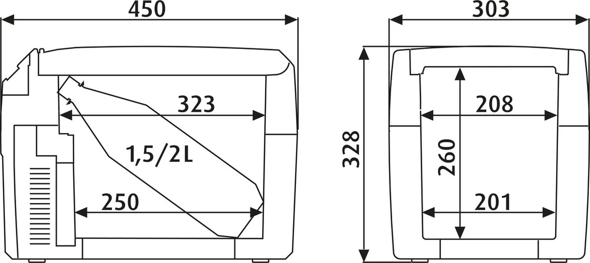 Koelbox Dometic TropiCool TCX 14 Liter 45x32,8x30,3 Cm 5 Koelbox Dometic TropiCool TCX 14 Liter 45x32,8x30,3 Cm - Afbeelding 3