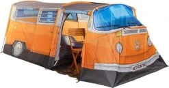 Merkloos Volkswagen Bus Tent - Oranje - 4 Persoons -Winkel Voor Kampeerartikelen 1200x627 3