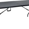ERRO Vouwtafel - Wickerlook - 180x74cm - Zwart -Winkel Voor Kampeerartikelen 1200x666
