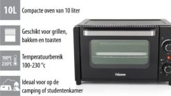 Tristar Oven OV-3615 - Camping Oven 10 Liter - 800 Watt - Vrijstaande Kleine Oven - Zwart 27 Tristar Oven OV-3615 - Camping Oven 10 Liter - 800 Watt - Vrijstaande Kleine Oven - Zwart -Winkel Voor Kampeerartikelen 1200x674 15