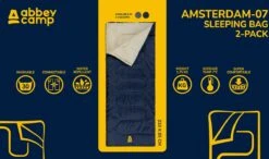 Abbey Camp Slaapzak Amsterdam - 2-pack - Dekenmodel - 210 X 85 Cm - Marine -Winkel Voor Kampeerartikelen 1200x711 6