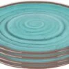 Bo-Camp Ontbijtbord - Halo - 100% Melamine - 4 Stuks - Aqua -Winkel Voor Kampeerartikelen 1200x713 2