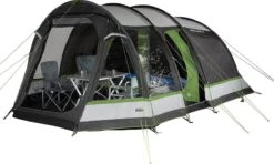 High Peak Tunneltent Bozen 5.0, 5 Persoons, 2,0 M Stahoogte, 4.000 Mm Waterdicht, Verduisterde Binnentent -Winkel Voor Kampeerartikelen 1200x719 2