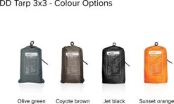 Tarp 3x3 – Olive Green -Winkel Voor Kampeerartikelen 1200x719