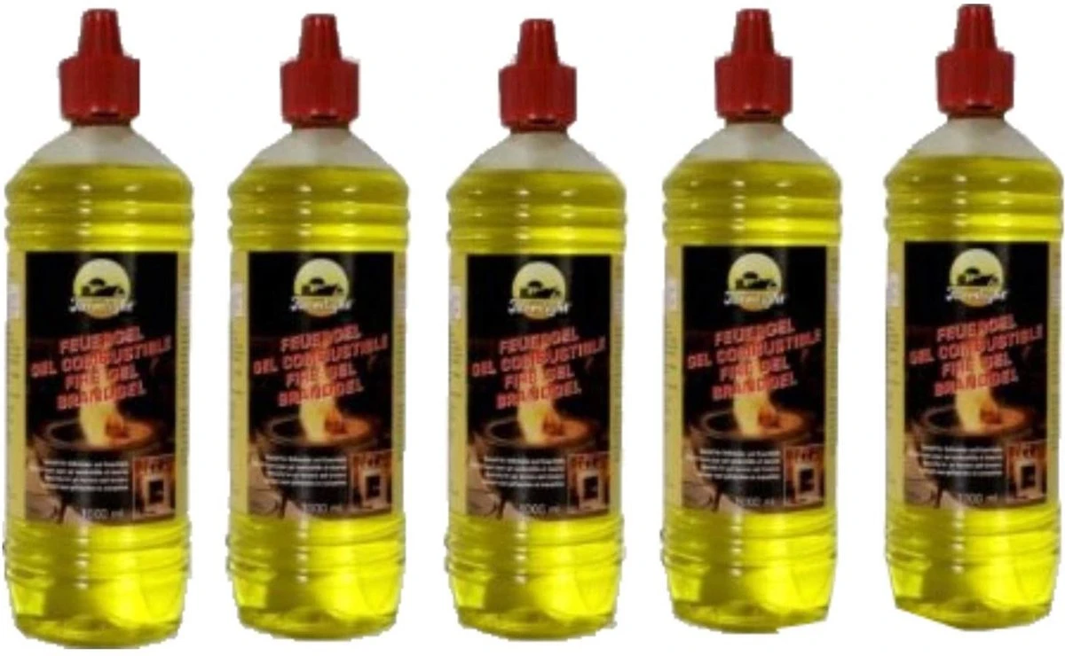 Fire Flame Brandgel Fles - Krachtige Brandgel Firegel 5 Liter 3 Fire Flame Brandgel Fles - Krachtige Brandgel Firegel 5 Liter