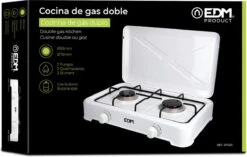 EDM 2-Pits Gaskooktoestel - Camping - Wit - 46x30x12 Cm -Winkel Voor Kampeerartikelen 1200x761 1