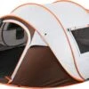 Fly Lab Luxe Pop Up Tent - Kampeer Tent - Grijs/Oranje - 4 Persoons -Winkel Voor Kampeerartikelen 1200x787 2