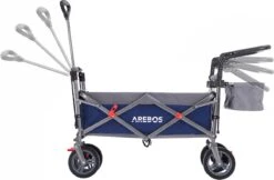 AREBOS Premium Steekwagen Met Dak Opvouwbare Tuinkar Handkar Bolderkar Blauw / Grijs 24 AREBOS Premium Steekwagen Met Dak Opvouwbare Tuinkar Handkar Bolderkar Blauw / Grijs -Winkel Voor Kampeerartikelen 1200x787 6