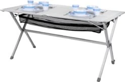 Campart Campingtafel XL TA-0806 - Opvouwbaar, Lichtgewicht En Met Verstelbare Poten - Kampeertafel Inklapbaar Inclusief Opbergtas - 140 X 80 X 70 Cm - Wit -Winkel Voor Kampeerartikelen 1200x793 5