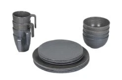 Bo-Camp Campingservies - 100% Melamine - 16-delig - Stone - Grijs -Winkel Voor Kampeerartikelen 1200x794 89