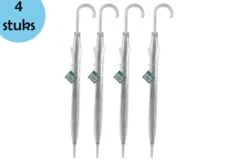 4 Stuks Paraplu Transparant Plastic Paraplu's 100 Cm - Doorzichtige Paraplu - Trouwparaplu - Bruidsparaplu - Stijlvol - Bruiloft - Trouwen - Fashionable - Trouwparaplu -Winkel Voor Kampeerartikelen 1200x800 190