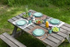 Bo-Camp Servies Halo - 12 Delig Melamine - Aqua -Winkel Voor Kampeerartikelen 1200x800 209