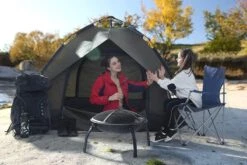 Set Van 2 Opvouwbare Campingstoelen, Klapstoelen Voor Buiten, Comfortabel, Met Armleuningen En Bekerhouders, Stabiel Frame, Draagvermogen 120 Kg - Blauw -Winkel Voor Kampeerartikelen 1200x800 41
