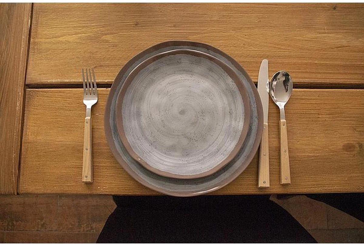 Bo-Camp Servies - Halo - 12-delig - Grijs 16 Bo-Camp Servies - Halo - 12-delig - Grijs - Afbeelding 14