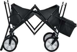 Rijoka Opvouwbare Bolderkar/Bolderwagen | Met Dakje En Draagtas | Zwart -Winkel Voor Kampeerartikelen 1200x811 8