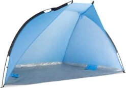 Navaris Windscherm Voor Het Strand - Zon- En Windbescherming Voor Drie Personen - Pop-up Speeltent Met UV- Bescherming - Beach Shelter Met Draagtas -Winkel Voor Kampeerartikelen 1200x839 4