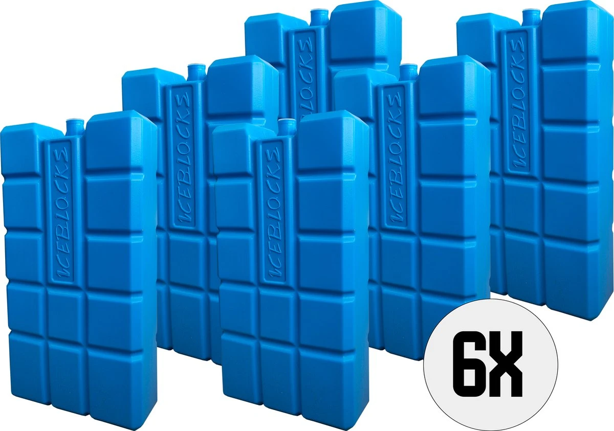 DULA Koelelementen - Blauw - 6 Stuks - 750 Gram - 20x10,5x4cm 3 DULA Koelelementen - Blauw - 6 Stuks - 750 Gram - 20x10,5x4cm