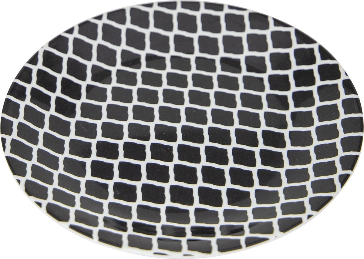 Bo-Camp Servies - Mix & Match - 16 Delig - Zwart/Wit 5 Bo-Camp Servies - Mix & Match - 16 Delig - Zwart/Wit - Afbeelding 3