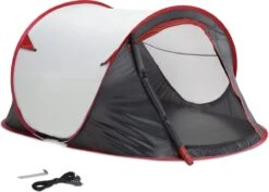 JEMIDI Tweepersoons Pop-up Tent - Opgooitent, Werptent Voor 2 Personen - Ideaal Als Festivaltent Of Kampeertent - Verschillende Kleuren -Winkel Voor Kampeerartikelen 1200x858 3