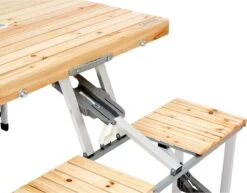 CAMPZ Fir Wood Picknicktafel, Bruin/grijs 15 CAMPZ Fir Wood Picknicktafel, Bruin/grijs -Winkel Voor Kampeerartikelen 1200x937