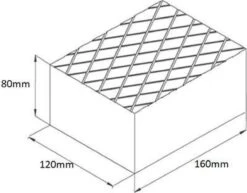 Rubberen Blok- Camper Levellers- Rubber Block Gummiklotz Gummiklötze Gummiauflage Gummiteller Hebebühne Grube 160x120x80 Mm Zwart Voor Autokrik, Trolleykrik En Pitjack -Winkel Voor Kampeerartikelen 1200x938 3
